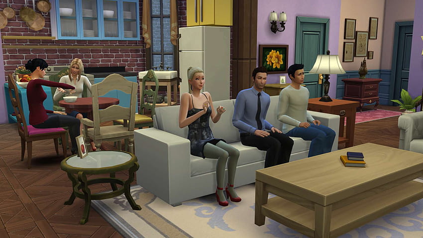 Superfan Brilliantly Recreates 'Friends' In 'The Sims 4', friends apartment HD wallpaper
