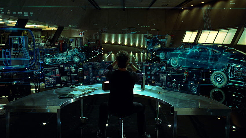 IRON MAN 2: Danny Yount, Iron Man-Labor HD-Hintergrundbild