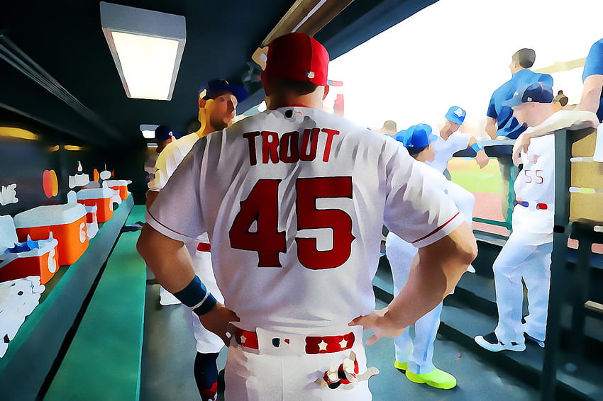 Hunter Pence Makes Convincing Argument For Mike Trout As The G.O.A.T HD wallpaper