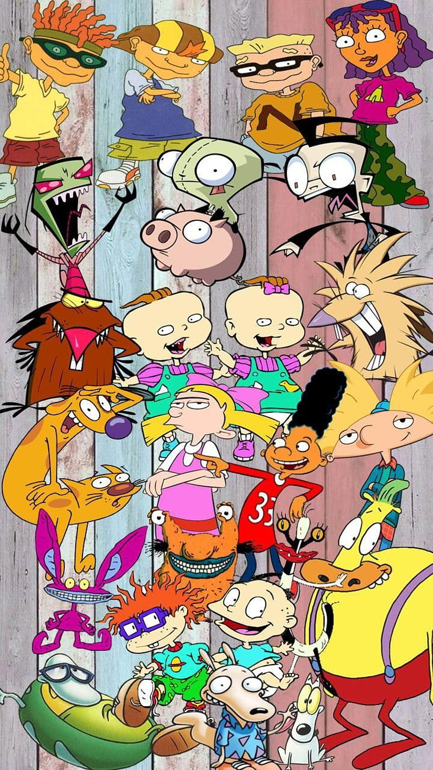 Karakter Nickelodeon, kartun tahun 90-an wallpaper ponsel HD