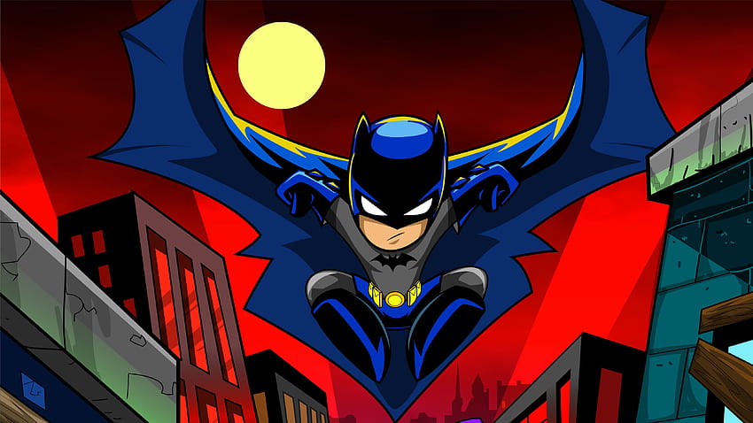 Arte de dibujos animados de Batman, anime de Batman fondo de pantalla