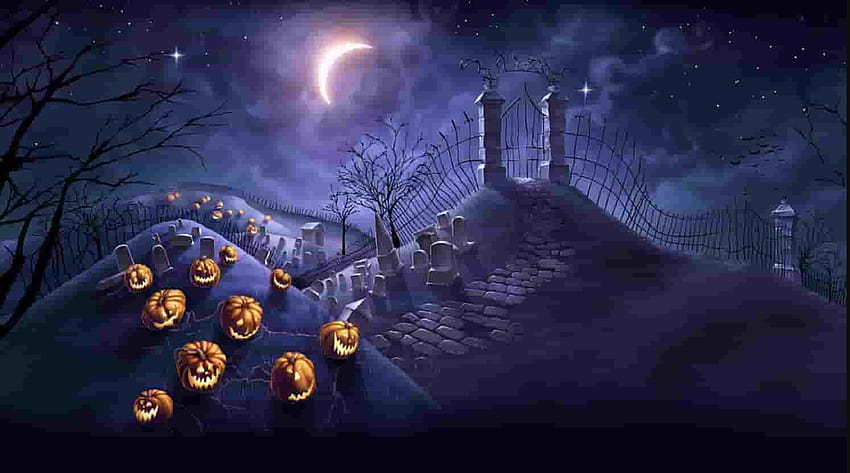 Halloween Horror Theme for Windows 10 2021, windows 10 halloween HD wallpaper