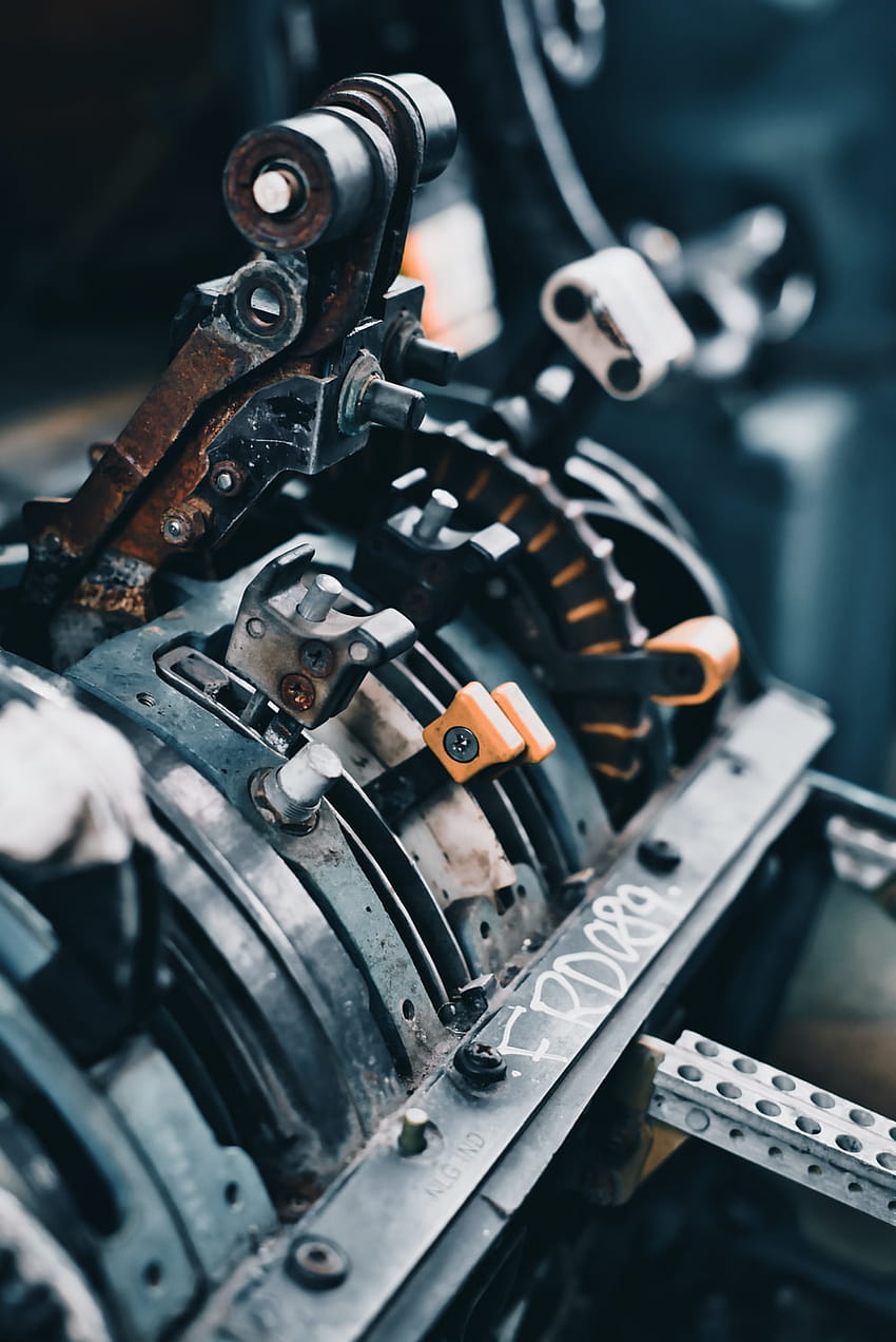 mechanischer Motor –, Maschinenbau iPhone HD-Handy-Hintergrundbild