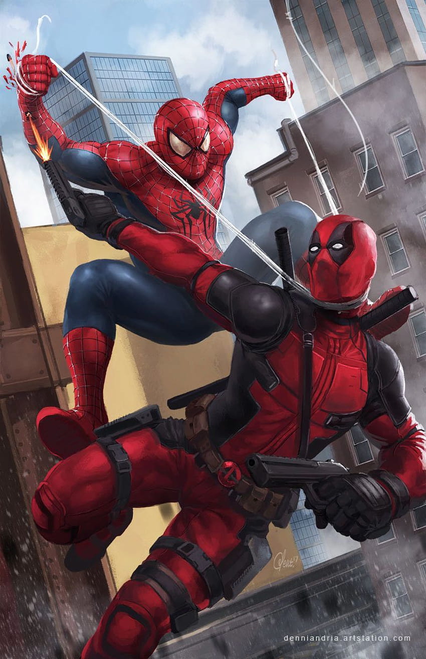 Deadpool vs spiderman HD wallpapers | Pxfuel