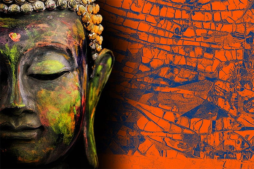 of Buddha, buddha painting HD wallpaper