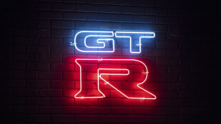 Hintergründe für virtuelle Besprechungen, Nissan GTR-Logo HD-Hintergrundbild