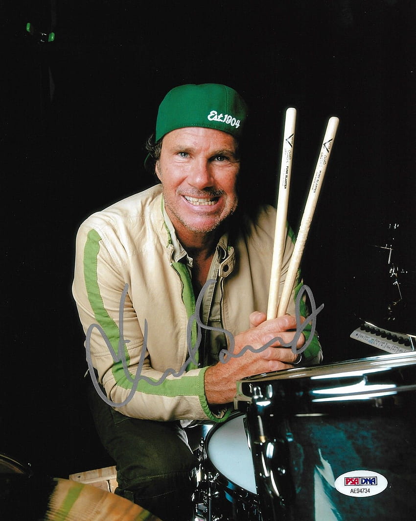 Chad Smith Authentic Red Hot Chili Peppers Signed 8x10 Auto PSA/DNA HD phone wallpaper