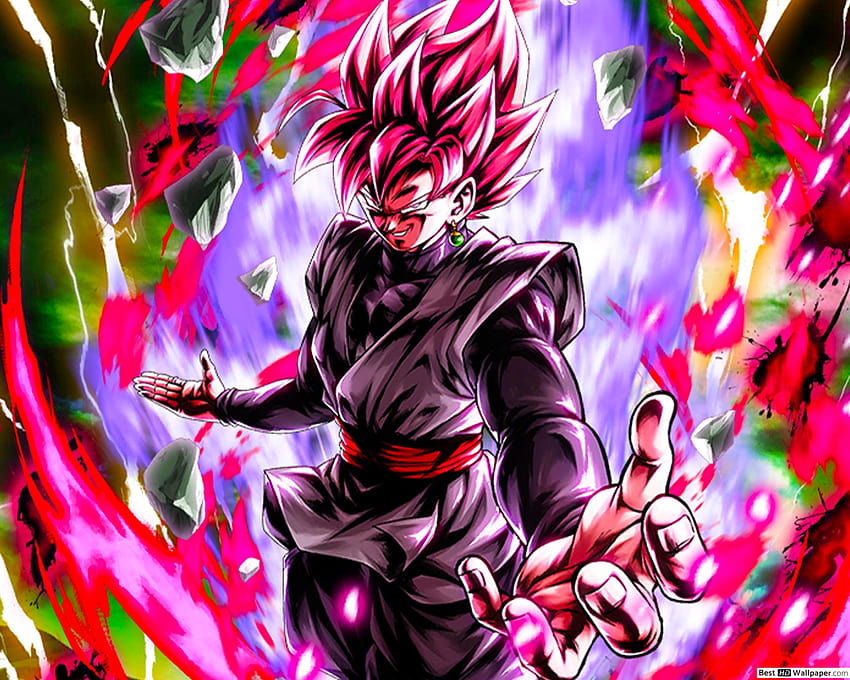 Super Saiyan Rose / Goku Black von Dragon Ball Super [Dragon Ball Legends Arts] für schwarzes Goku HD-Hintergrundbild