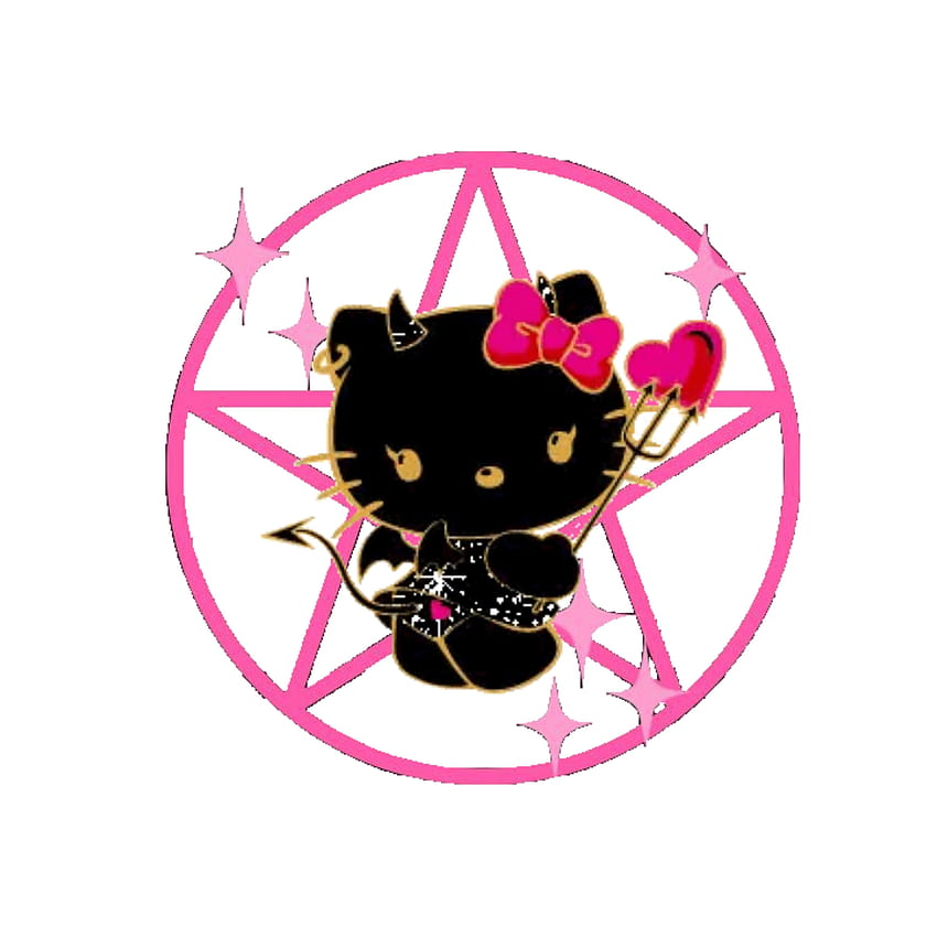 Devil Hello Kitty, hello kitty pfp HD phone wallpaper