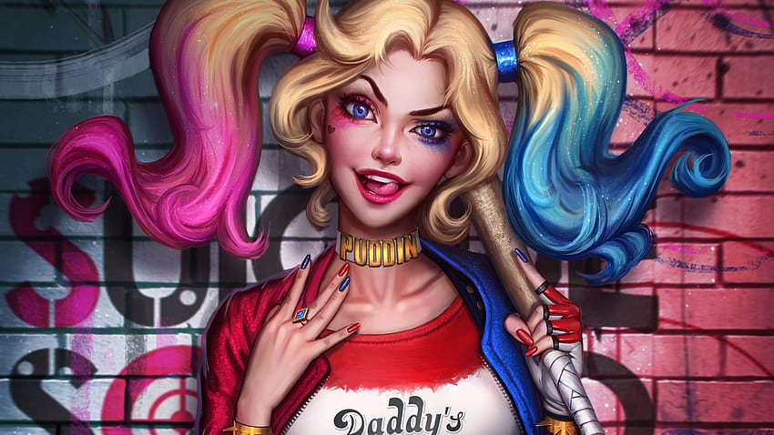 Harley Quinn DC, harley quinn and poison ivy HD wallpaper