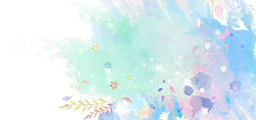 다채로운 수채화 시작 배경, 다채로운 액체 디자인 HD 월페이퍼