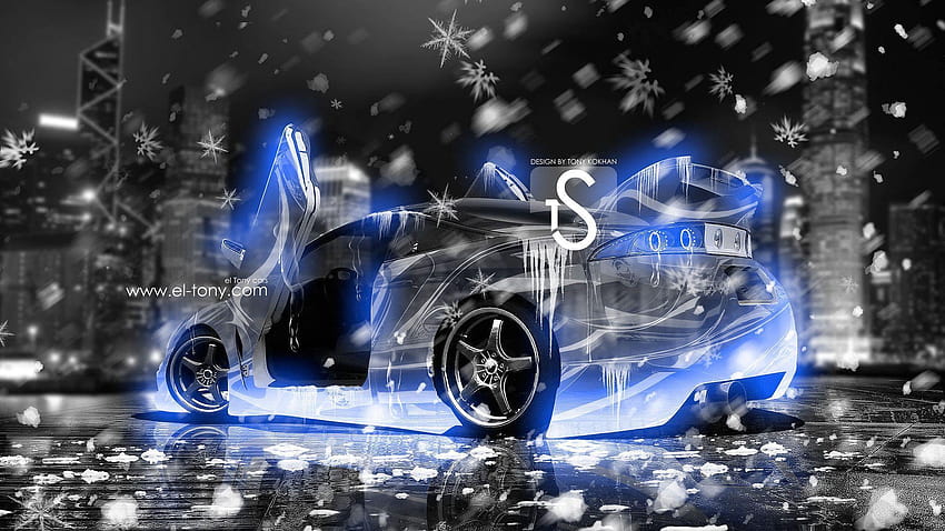 Mitsubishi Eclipse Ice City Car 2013 « el Tony HD wallpaper