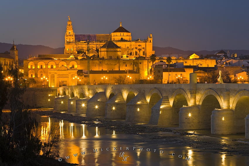 фон: Дестинация за пътуване Кордоба Андалусия Испания, джамия в Кордоба HD тапет