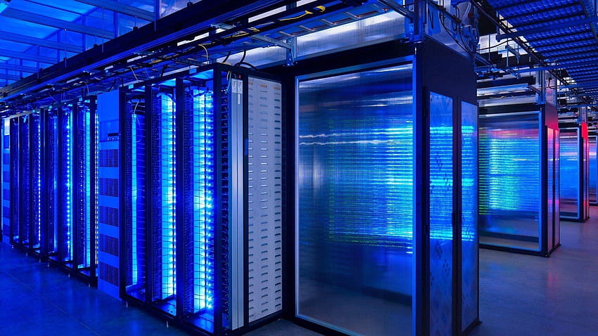 Hi-Tech-Technologie des Google-Rechenzentrums, Cloud-Computing HD-Hintergrundbild