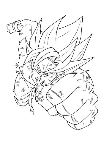 Goku Face Drawing At Getdrawings  Ssj4 Goku Easy Drawing  900x676 PNG  Download  PNGkit