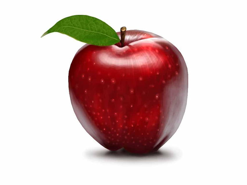 Bunter Apfel, rote Apfelfrucht HD-Hintergrundbild