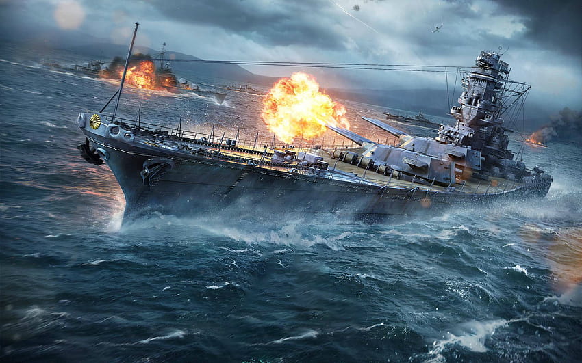 Battleship Yamato, yamato battleship HD wallpaper