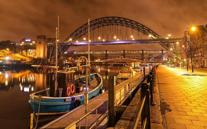 Tyne Bridge, Newcastle upon Tyne, Newcastle, Inghilterra Sfondo HD