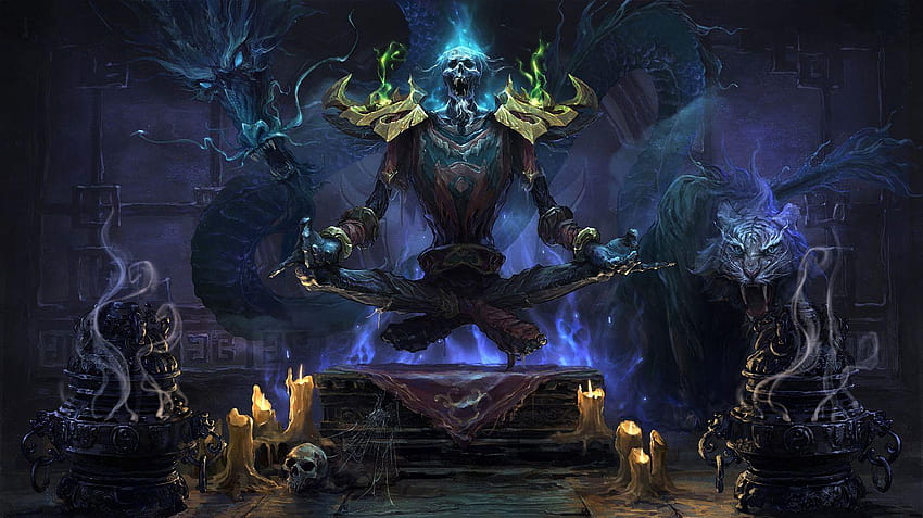 This made me want an udead monk. So cool. I would love to, wow undead background HD wallpaper