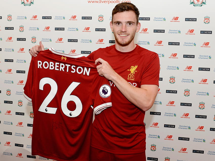 Robertson finalizuje przeprowadzkę do Liverpoolu z Hull za 8 milionów funtów, Andrew Robertson Tapeta HD