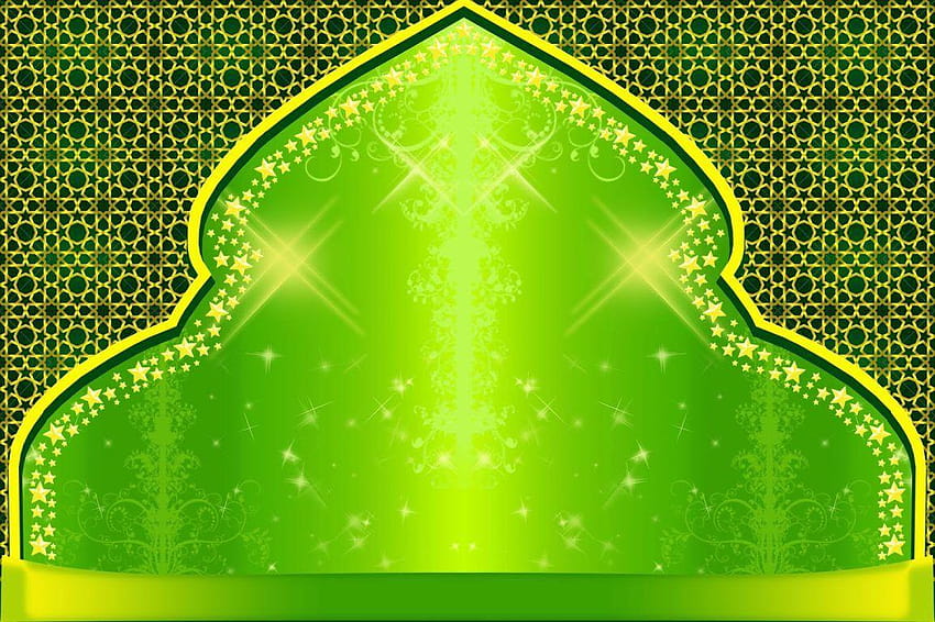 OF islamique, arrière-plan hijau haute résolution Fond d'écran HD