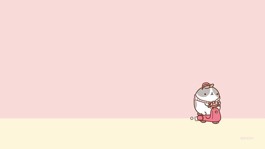 28 Pastell Kawaii, pastellrosa Kawaii HD-Hintergrundbild