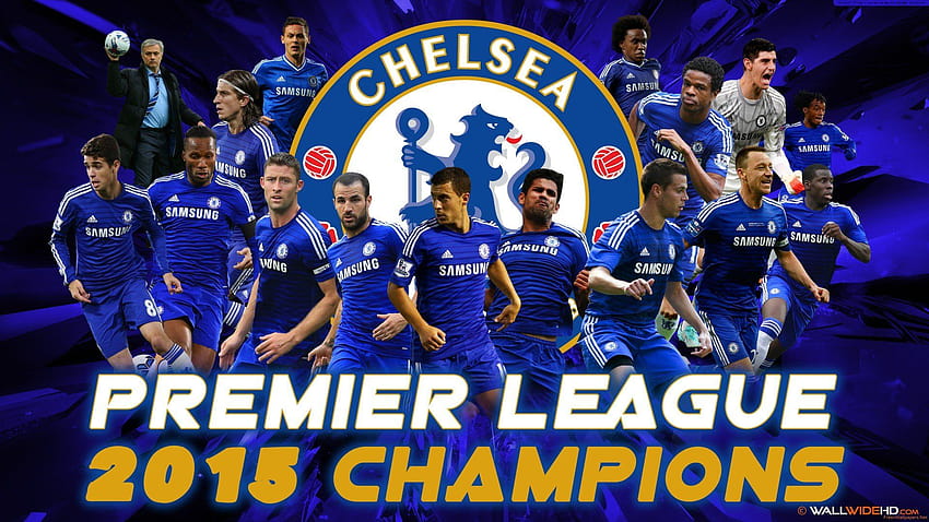 Chelsea FC 2014 2015 Barclays Premier League Champions [1920x1080] per il tuo, cellulare e tablet Sfondo HD