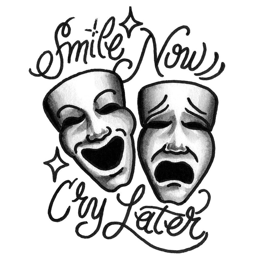 Laugh Now Cry Later Tattoo Girl HD phone wallpaper