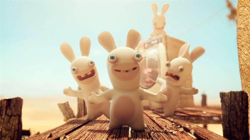 Raving Rabbids: Travel in Time in, 래비드 침공 HD 월페이퍼