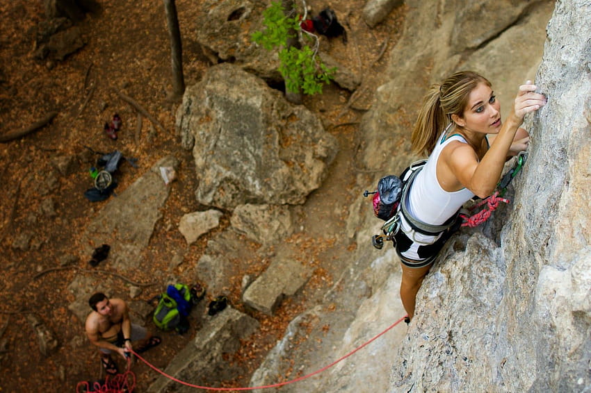 Best 4 Rock Climb on Hip, women who rock HD wallpaper