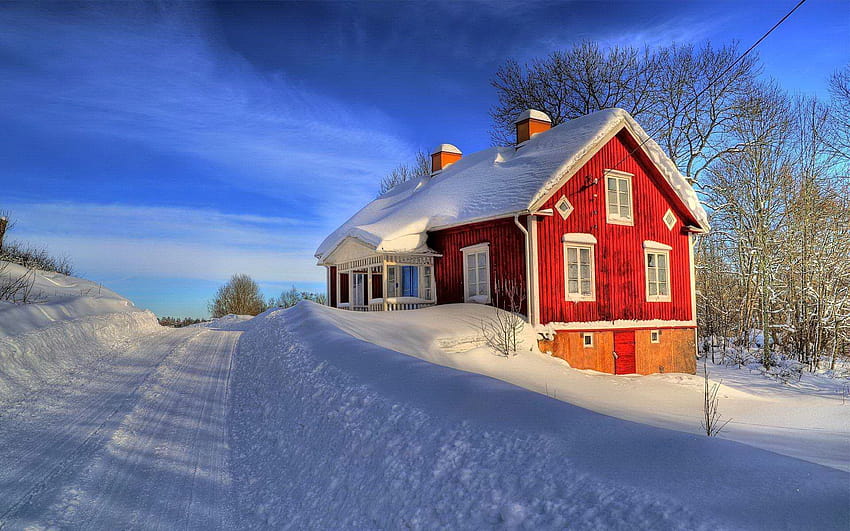 Winter Schweden HD-Hintergrundbild