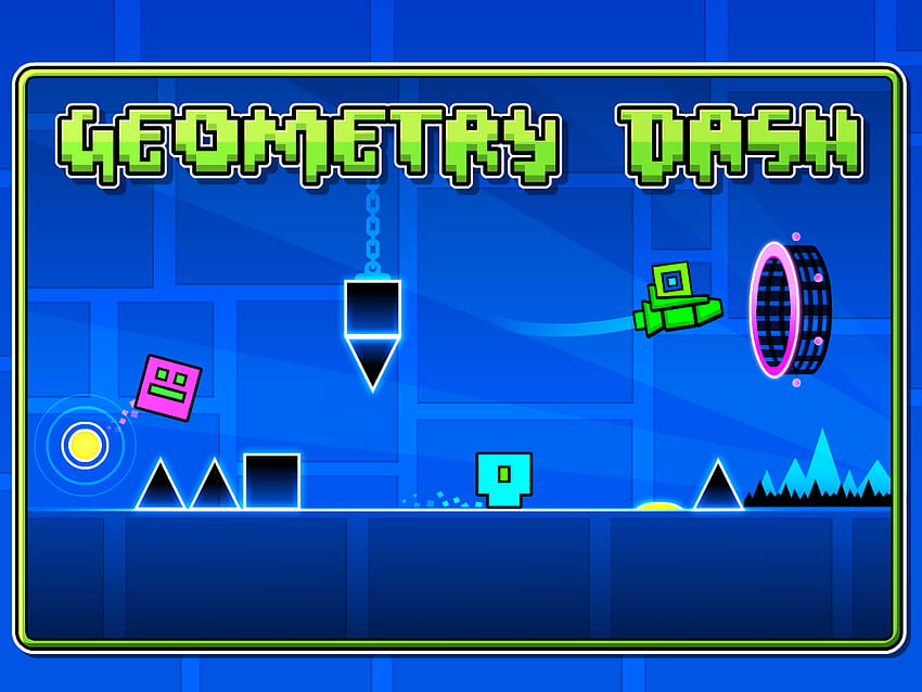 Le dernier de , Jeux, Geometry Dash, monde du tableau de bord de la géométrie Fond d'écran HD