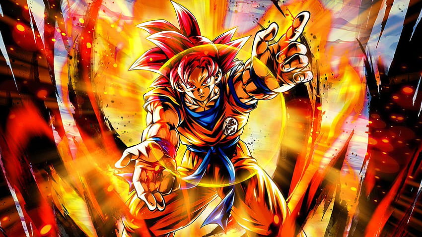 PUR Super Saiyan God Goku Character Art ...twitter, goku para pc papel de parede HD