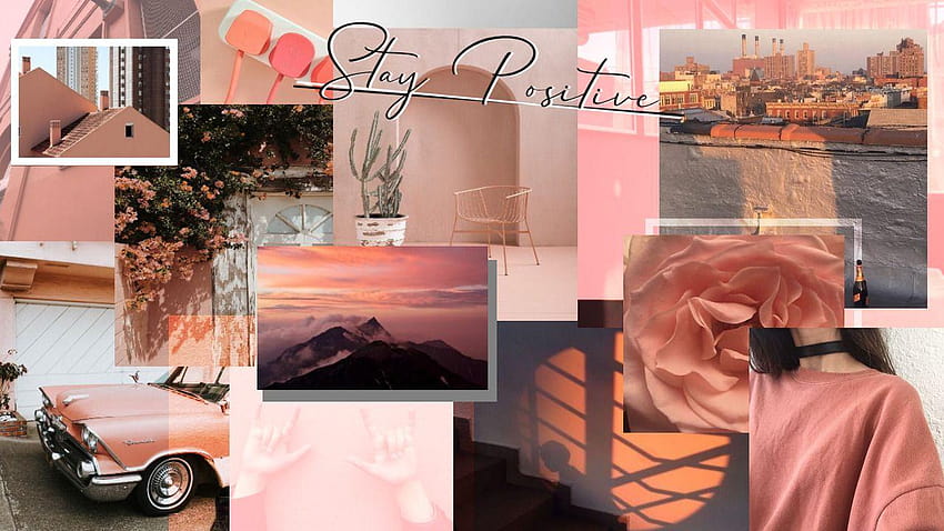 Collage estetico su GreePX, collage estetico di San Valentino Sfondo HD