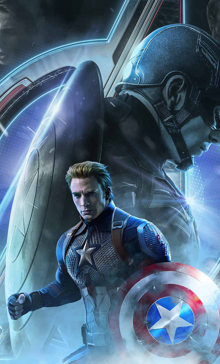 1280x2120 Captain America In Avengers Endgame 2019 iPhone, captain america endgame HD тапет за телефон