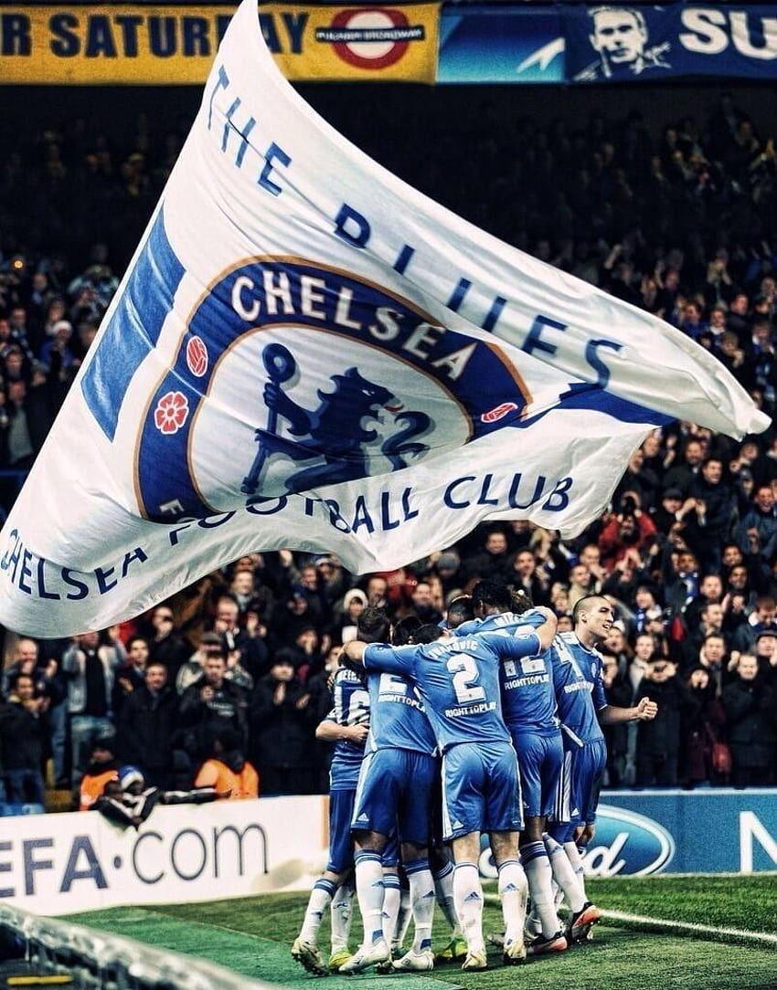 Chelsea futebol clube. Mantenha a bandeira azul voando alto, Chelsea até eu morrer, bandeira do Chelsea FC Papel de parede de celular HD