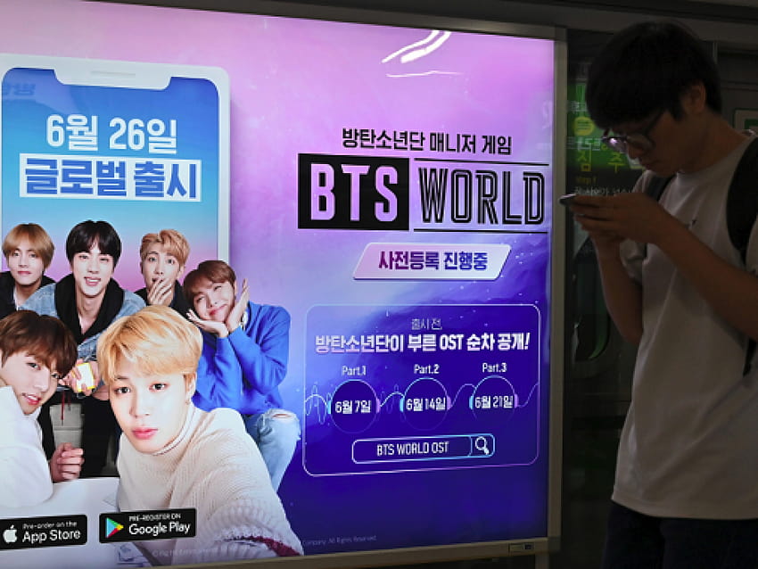 BTS World' Mobile Game Appears on Android Before iPhone, Prompting, transparent heartbeat android HD wallpaper