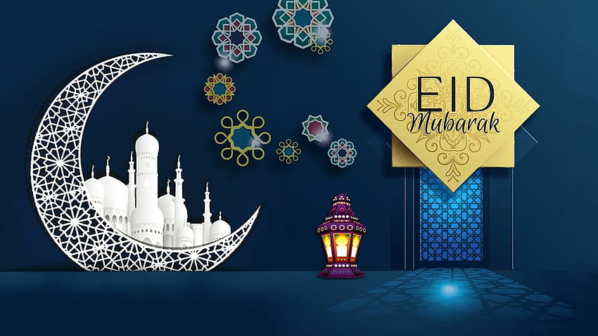 Happy Eid Mubarak Video 2021, eid mubarak 2021 HD wallpaper