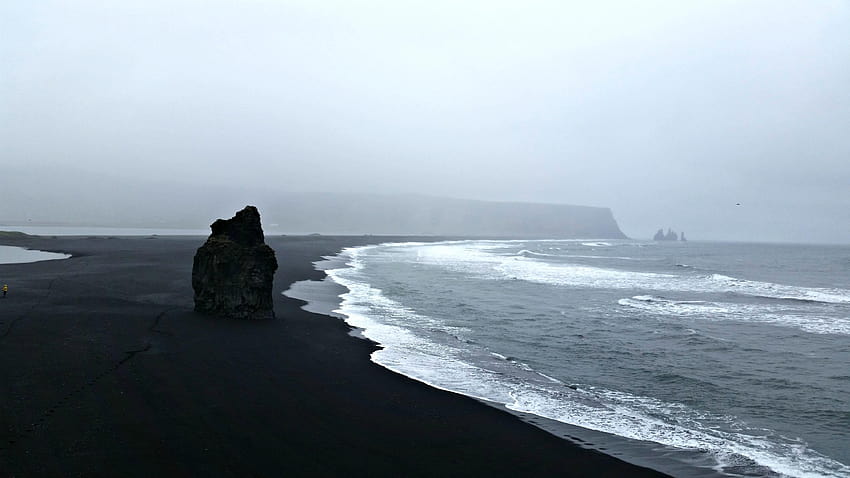 Reynisfjara, Iceland Black Sand Beach [OC] [3048x1715] : sidj2025blog, black  sand beach iceland HD wallpaper | Pxfuel