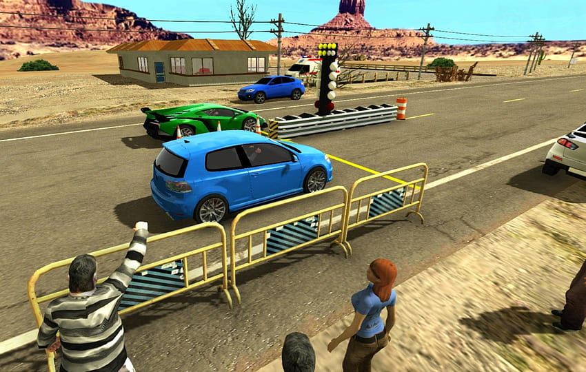 Real Car Parking 3D, parking dla wielu graczy Tapeta HD