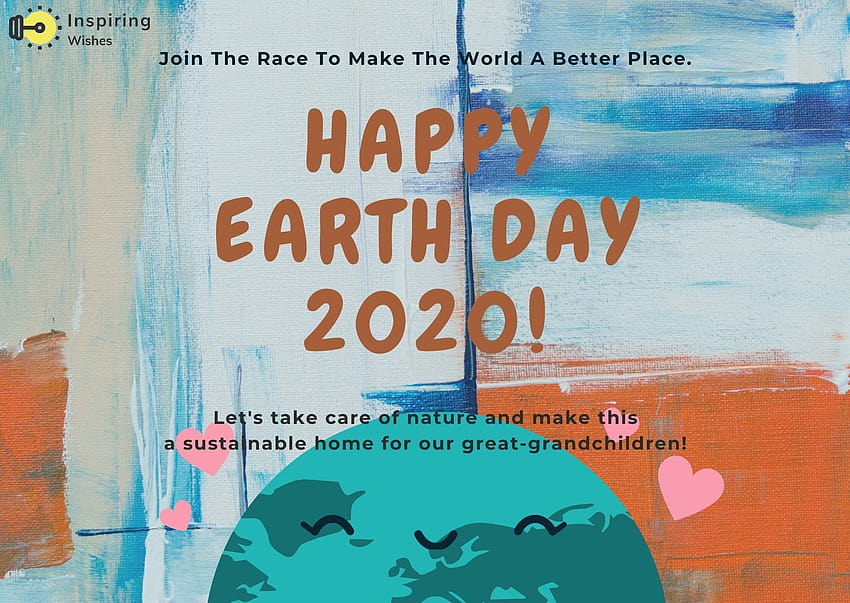 Happy Earth Day 2020 Slogans, Zitate & HD-Hintergrundbild