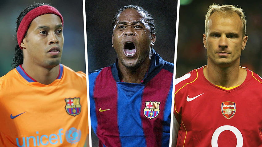 Stam, Ronaldinho, Bergkamp & Kluivert의 꿈 XI HD 월페이퍼