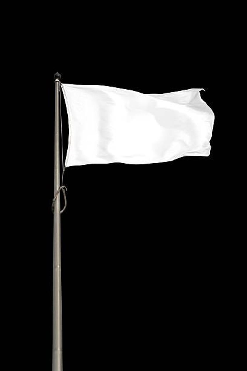 1505 Biała flaga Stock , & Royalty Tapeta na telefon HD