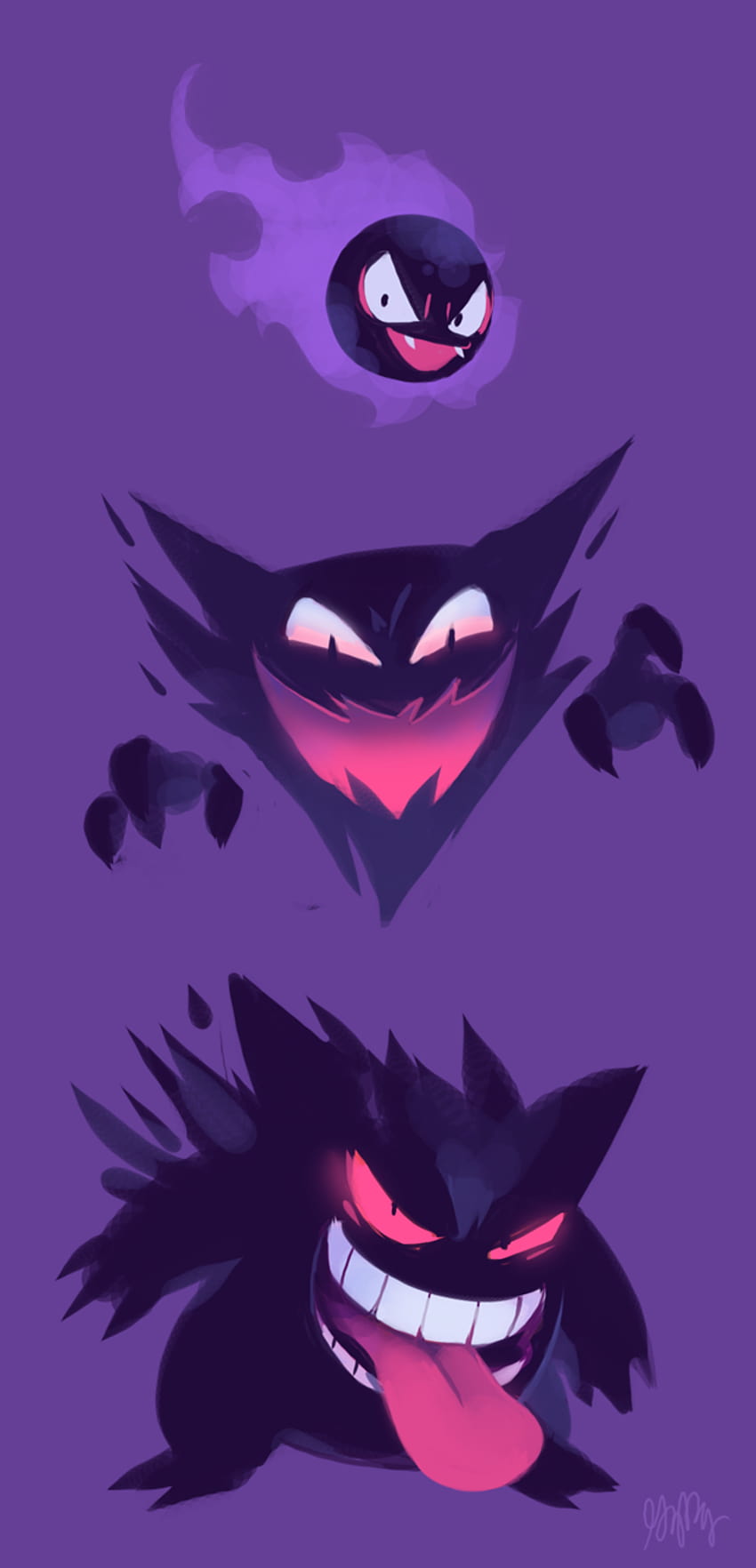 Gengar é meu Pokémon favorito ”, telefone pokemon gengar Papel de parede de celular HD