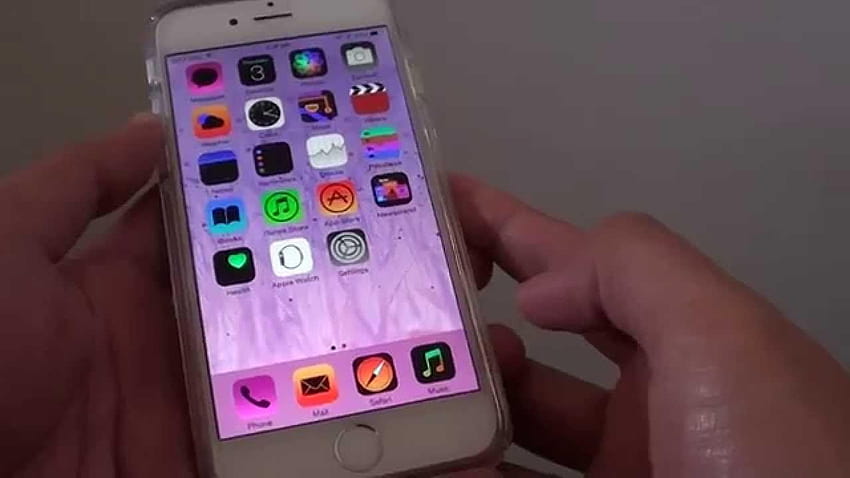 iPhone 6: cómo invertir el color de la a modo negativo/normal, iphone xs max color invertido fondo de pantalla