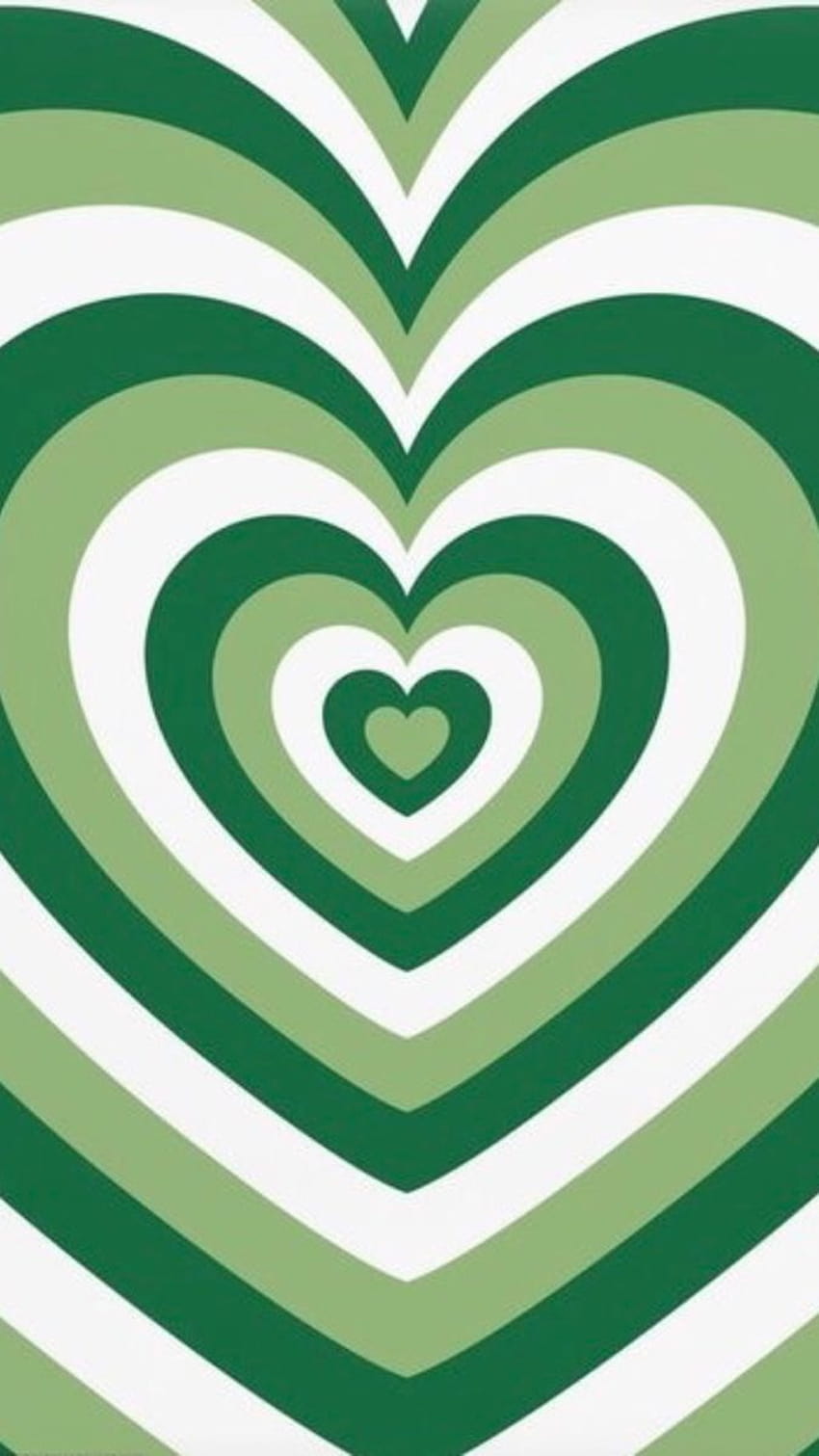 Sage green hearts <3, green aesthetic heart HD phone wallpaper | Pxfuel