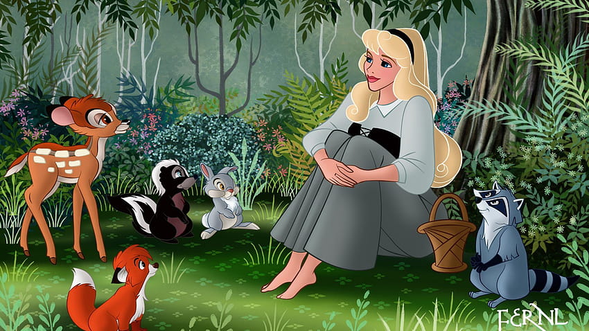 Bambi And Aurora Friends Thumper Flower Tod & Meeko Disney 2560x1600 : 13 HD wallpaper