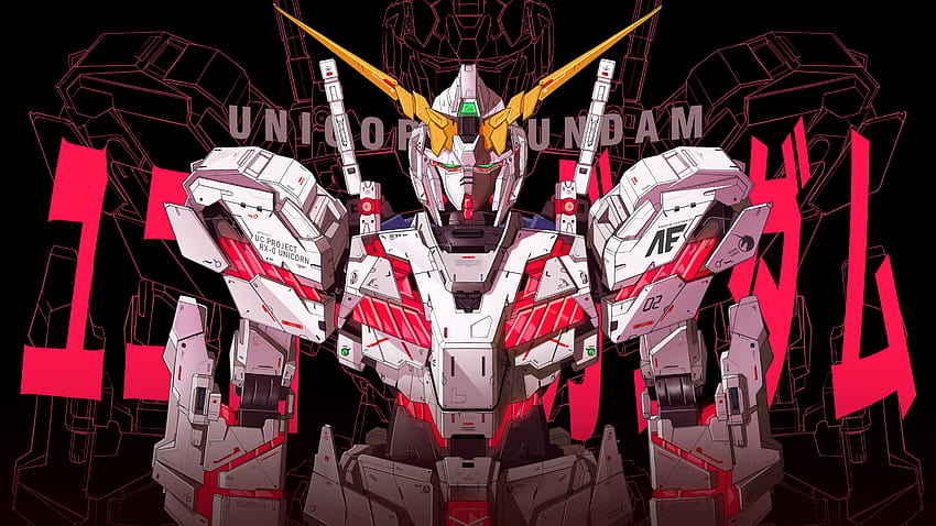 Gundam Banshee, gundam uc HD wallpaper