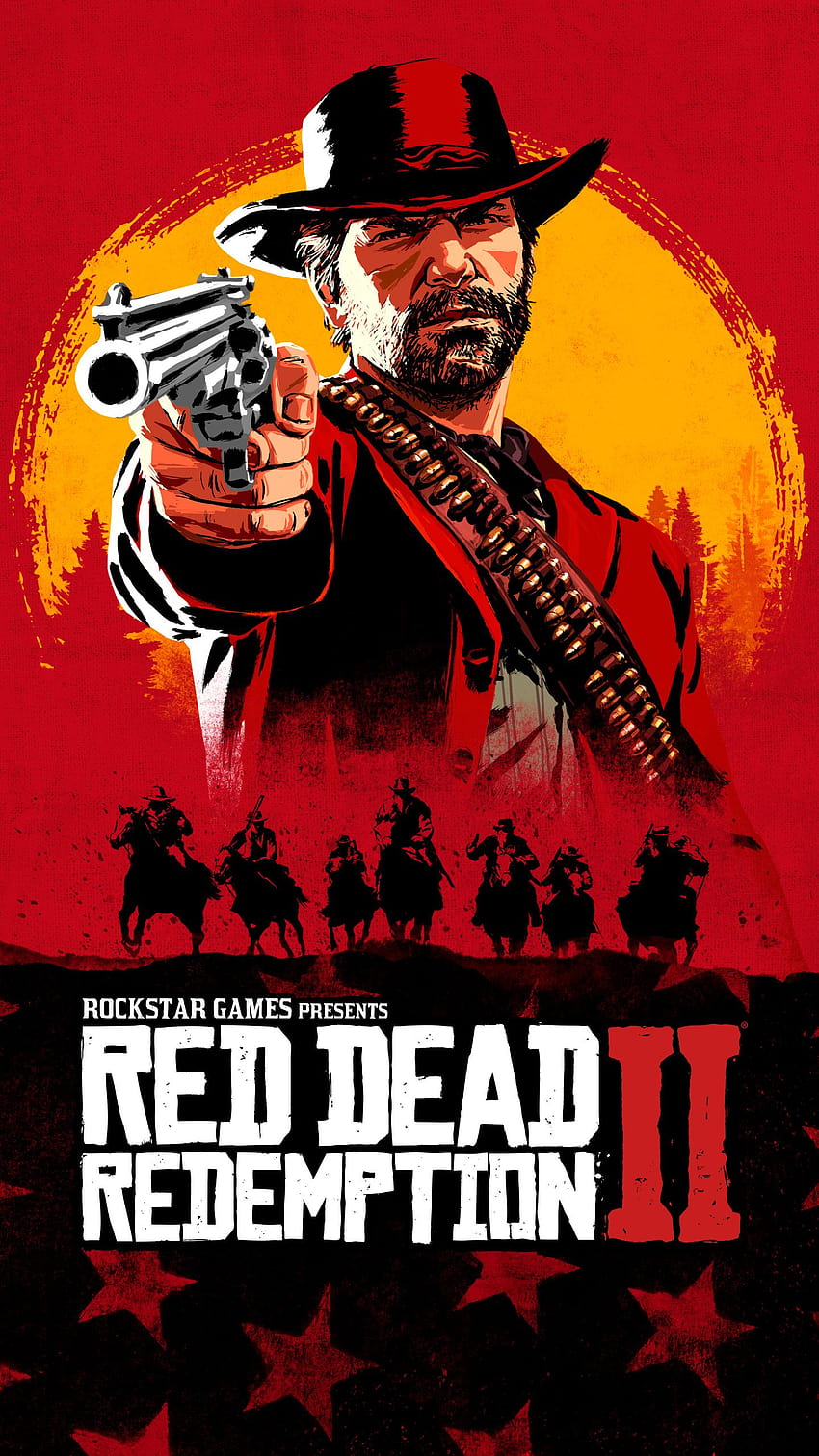 Red Dead Redemption 2, телефон rdr2 HD тапет за телефон