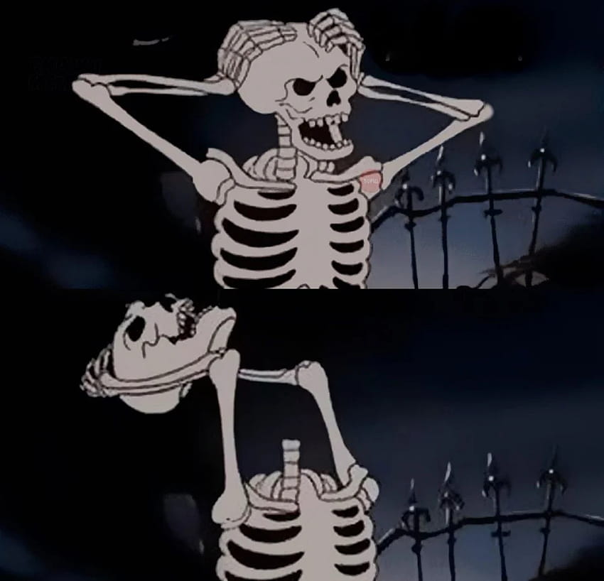 Skeleton Meme, mad skeleton HD wallpaper